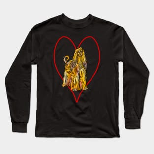 I love Afghan Hound Long Sleeve T-Shirt